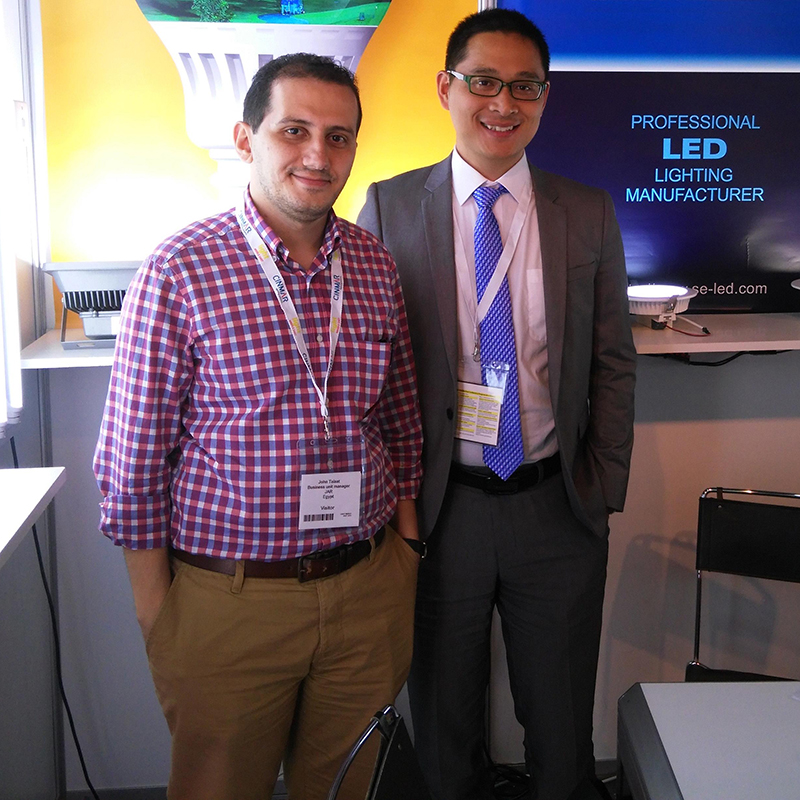 Dubai buyer visiting our booth