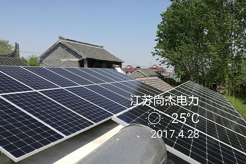 10kw solar roof installation