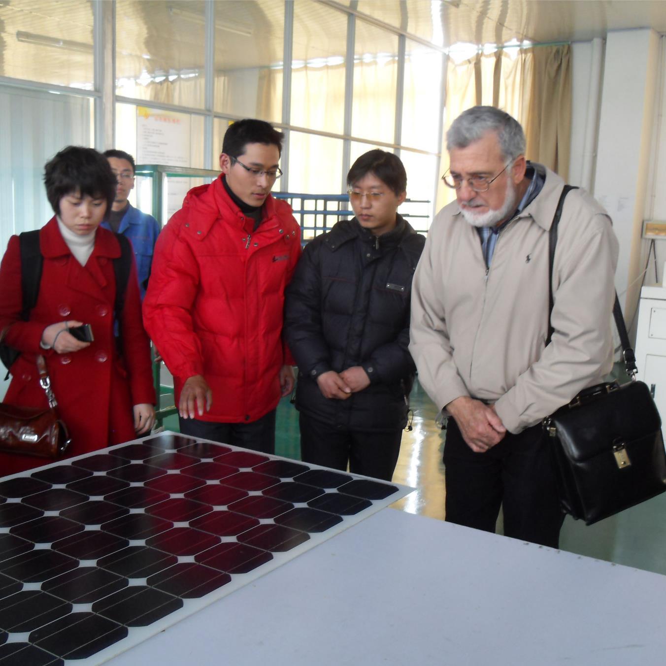 Cyprus buyer visiting factory